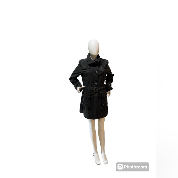 Fen-Nelli black  women’s raincoat. - Picture 1 of 5